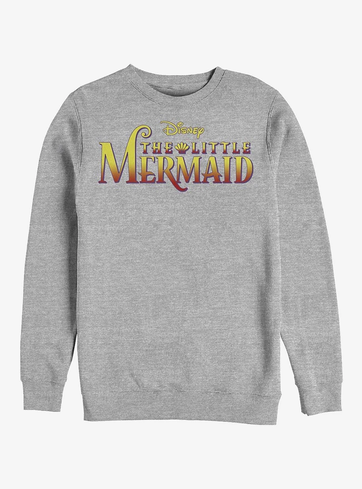 Disney The Little Mermaid Logo Crew Sweatshirt