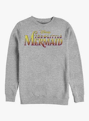 Disney The Little Mermaid Logo Crew Sweatshirt