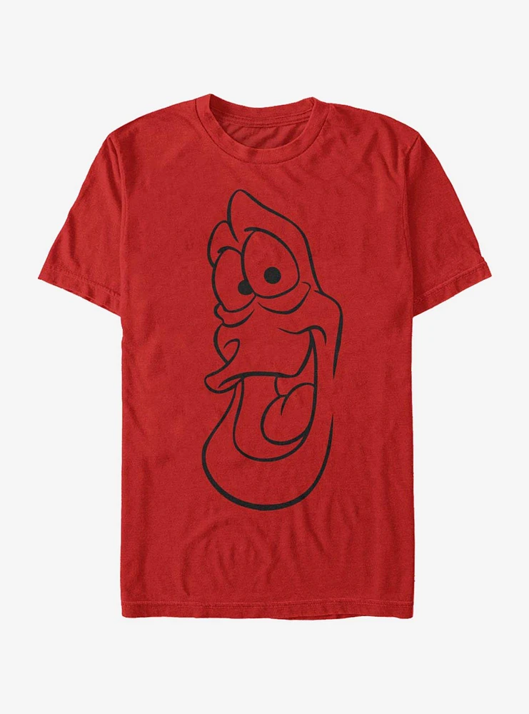 Disney The Little Mermaid Sebastian Big Face T-Shirt