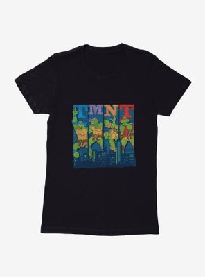 Teenage Mutant Ninja Turtles Character Line Up Womens T-Shirt