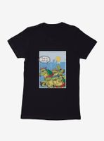 Teenage Mutant Ninja Turtles Comic Strip Run Womens T-Shirt