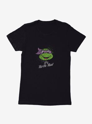 Teenage Mutant Ninja Turtles Chalk Lines Donatello Turtle Time Womens T-Shirt