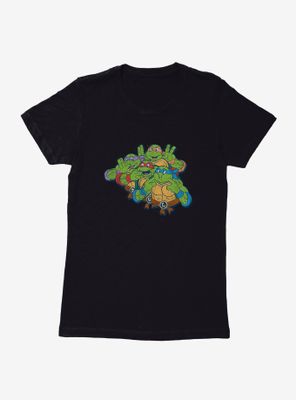 Teenage Mutant Ninja Turtles Group Goofing Around Womens T-Shirt