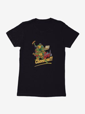 Teenage Mutant Ninja Turtles Cheese Womens T-Shirt