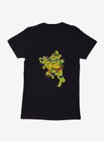 Teenage Mutant Ninja Turtles Group Running Womens T-Shirt