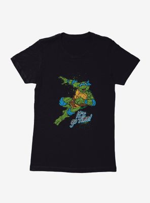 Teenage Mutant Ninja Turtles Leo Jump Into Action Womens T-Shirt
