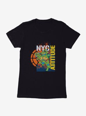 Teenage Mutant Ninja Turtles New York Attitude Womens T-Shirt