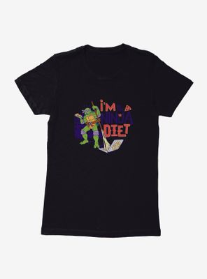 Teenage Mutant Ninja Turtles Donatello On The Diet Womens T-Shirt