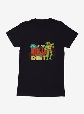 Teenage Mutant Ninja Turtles Michelangelo On The Diet Womens T-Shirt
