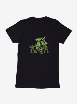Teenage Mutant Ninja Turtles Sewer Party Womens T-Shirt