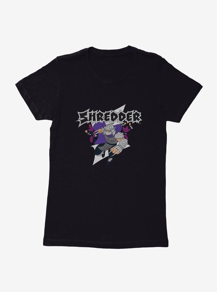 Teenage Mutant Ninja Turtles Beware Shredder Womens T-Shirt