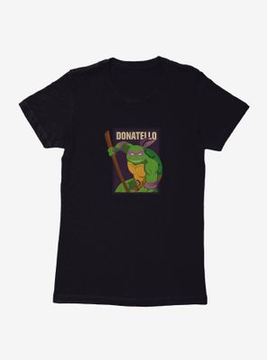 Teenage Mutant Ninja Turtles Donatello Action Pose Square Womens T-Shirt