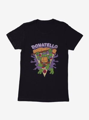 Teenage Mutant Ninja Turtles Donatello Pizza Slice Womens T-Shirt