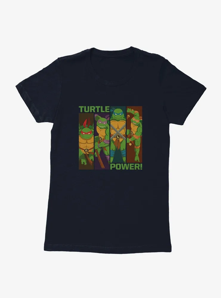 Teenage Mutant Ninja Turtles Go Turtle Power Womens T-Shirt