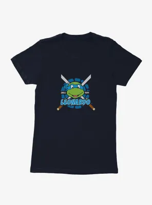 Teenage Mutant Ninja Turtles Leonardo Smie Womens T-Shirt