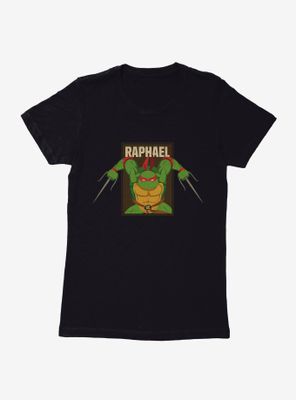 Teenage Mutant Ninja Turtles Raphael Action Pose Square Womens T-Shirt