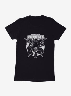Teenage Mutant Ninja Turtles Raphael Cool But Crude Circle Womens T-Shirt