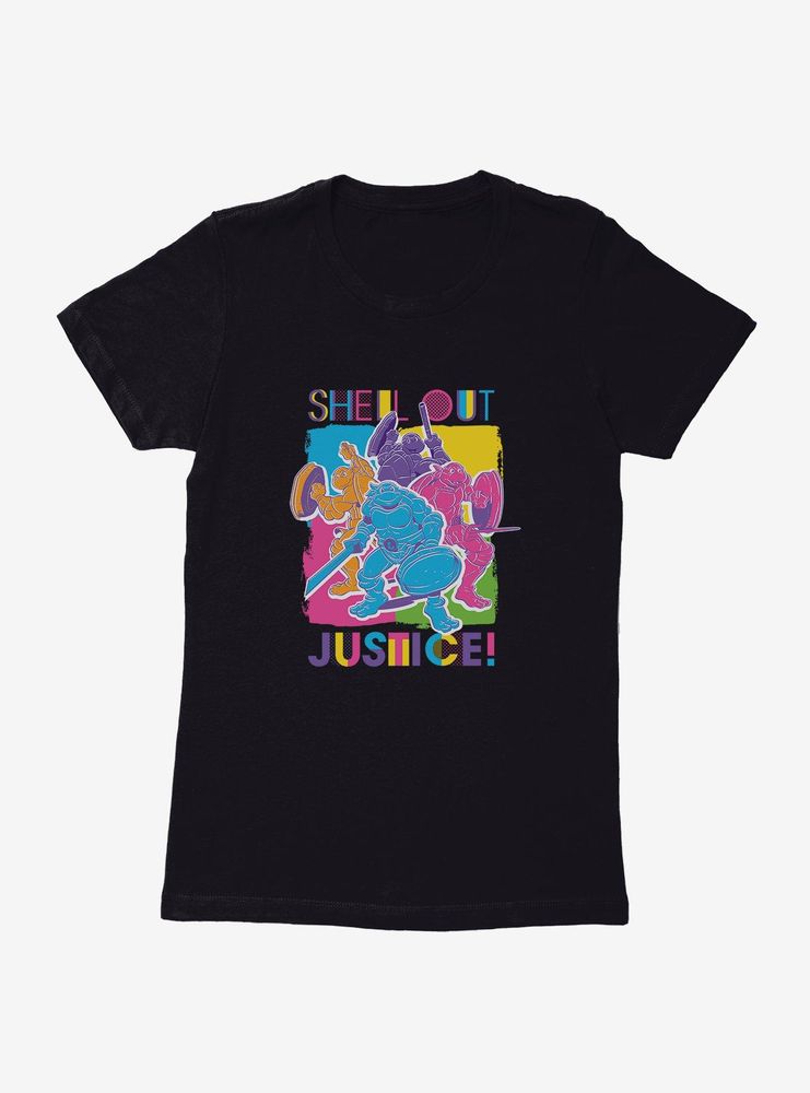 Teenage Mutant Ninja Turtles Shell Out Justice Womens T-Shirt