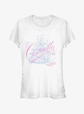 Disney Cinderella Fifties Love Story Girls T-Shirt