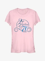 Disney Cinderella Simple Anniversary Girls T-Shirt