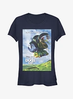 Disney Pixar A Bug's Life Bugs Flying Poster Girls T-Shirt