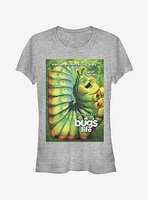 Disney Pixar A Bug's Life Catepillar Poster Girls T-Shirt