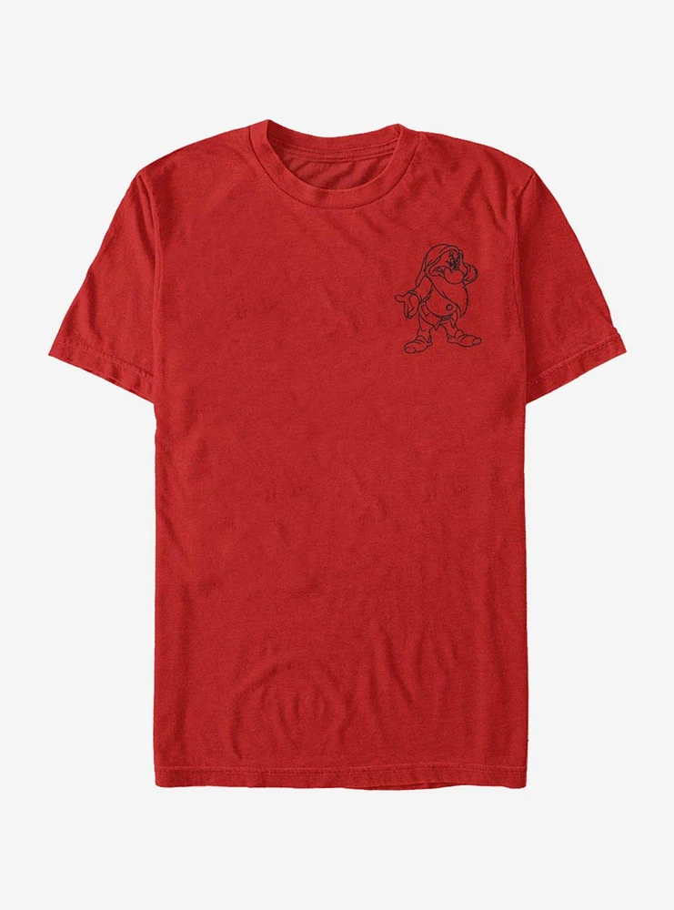 Disney Snow White Grumpy Line T-Shirt