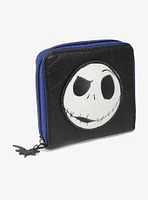 The Nightmare Before Christmas Jack Vegan Leather Zip Around Square Wallet