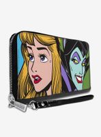 Disney Sleeping Beauty Princess Aurora and Maleficent Zip Around Wallet