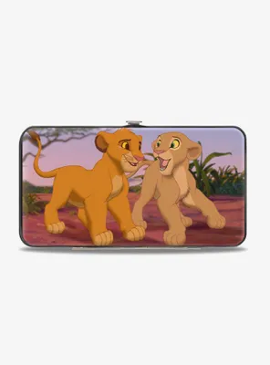 Disney The Lion King Young Simba Nala Grown Up Snuggle Hinge Wallet