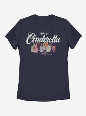 Disney Cinderella Group Womens T-Shirt