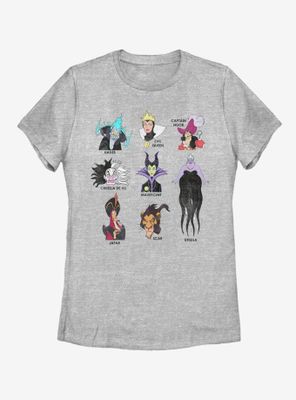 Disney Villains Meet Your Doom Womens T-Shirt