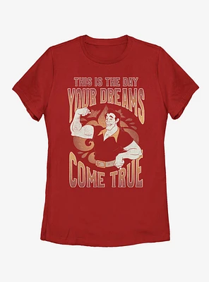 Disney Beauty And The Beast Gaston Dreams Womens T-Shirt