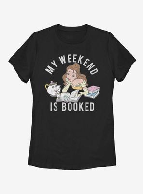 Disney Beauty And The Beast Booked Womens T-Shirt