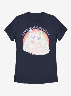 Disney Princesses Rainbow Princess Womens T-Shirt