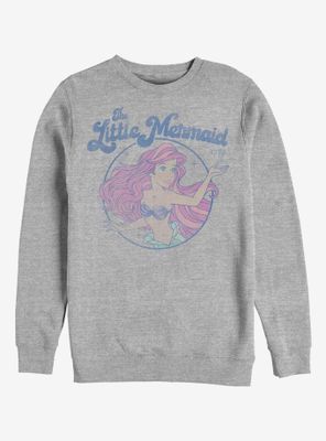 Disney The Little Mermaid Faded Ariel Art Sweatshirt
