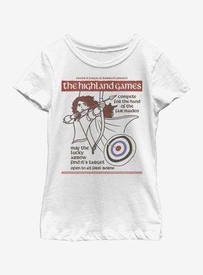 Disney Pixar Brave Highland Games Youth Girls T-Shirt