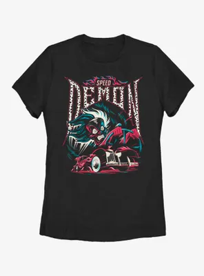 Disney 101 Dalmatians Cruella Speed Demon Womens T-Shirt