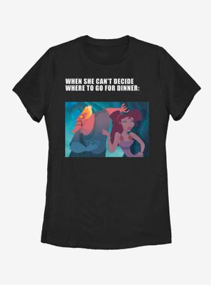Disney Hercules Hades Dinner Meme Womens T-Shirt