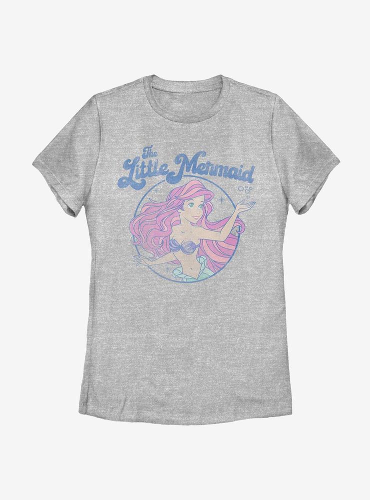 Disney The Little Mermaid Faded Ariel Art Womens T-Shirt