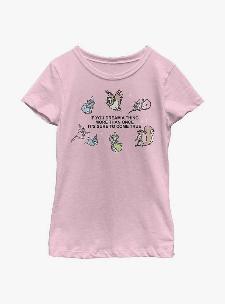 Disney Sleeping Beauty Dream It Youth Girls T-Shirt