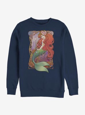 Disney The Little Mermaid Art Nouveau Ariel Sweatshirt