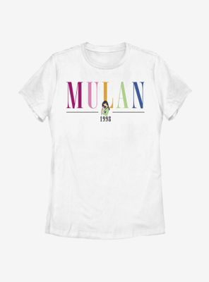 Disney Mulan Title Womens T-Shirt