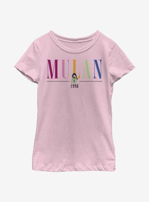 Disney Mulan Title Youth Girls T-Shirt