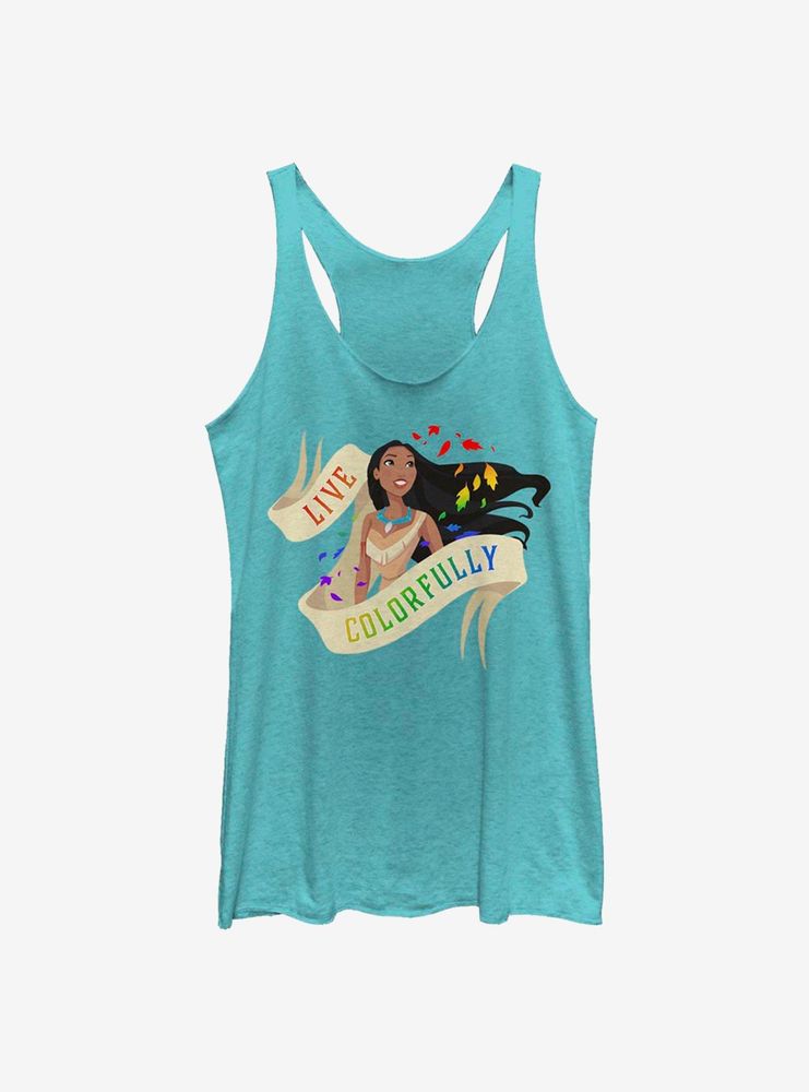 Disney Pocahontas Live Colorfully Womens Tank Top