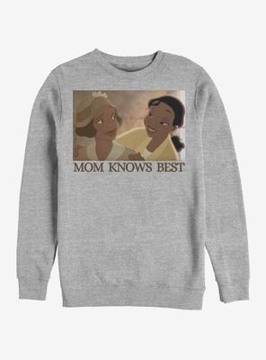 Disney The Princess And Frog Mom Knows Best Sweatshirt