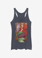 Disney The Little Mermaid Art Nouveau Ariel Womens Tank Top