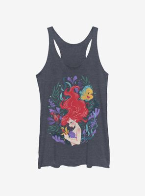 Disney The Little Mermaid Ariel Illustration Womens Tank Top