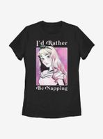 Disney Sleeping Beauty Rather Be Napping Womens T-Shirt