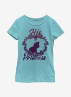 Disney The Little Mermaid His Princess Youth Girls T-Shirt